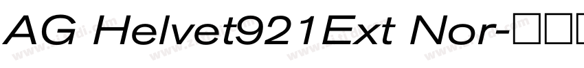 AG Helvet921Ext Nor字体转换 AG Helvet921Ext Nor字体转换